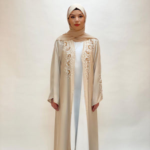 Luxury Abaya in Cream