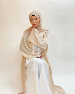 Luxury Abaya in Cream