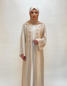 Luxury Abaya in Cream