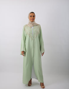 Mint Green Abaya