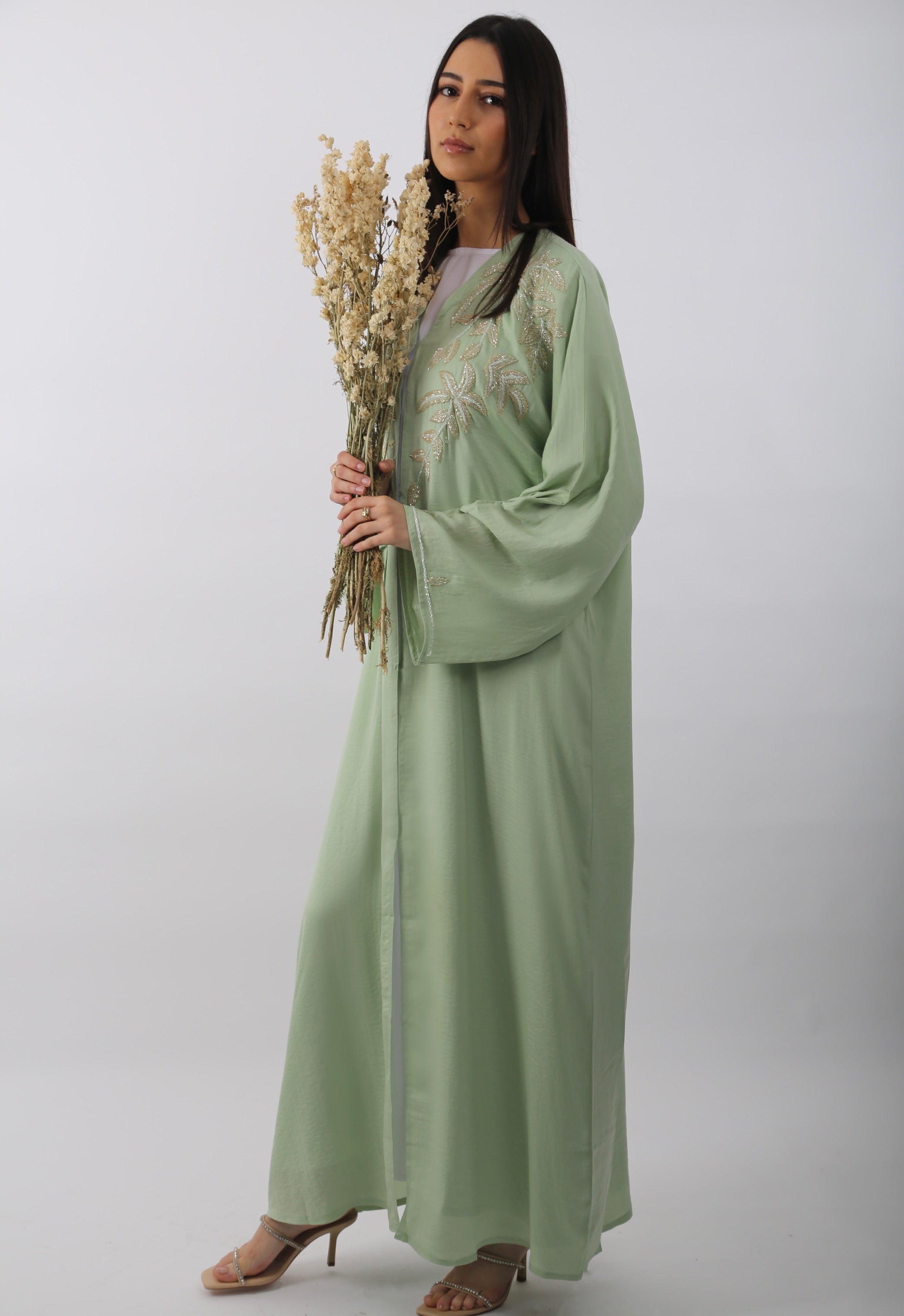 Mint Green Abaya