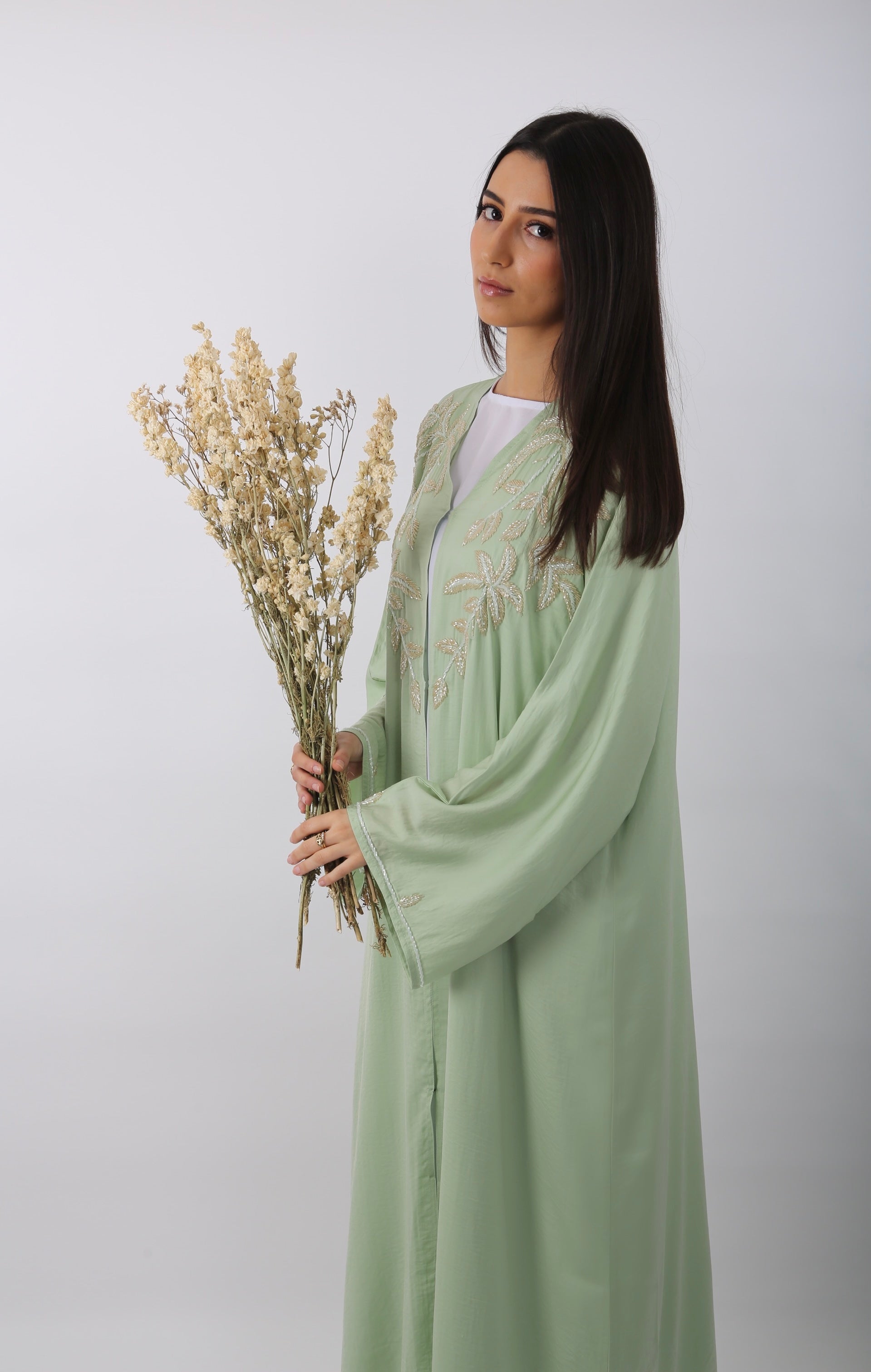 Mint Green Abaya