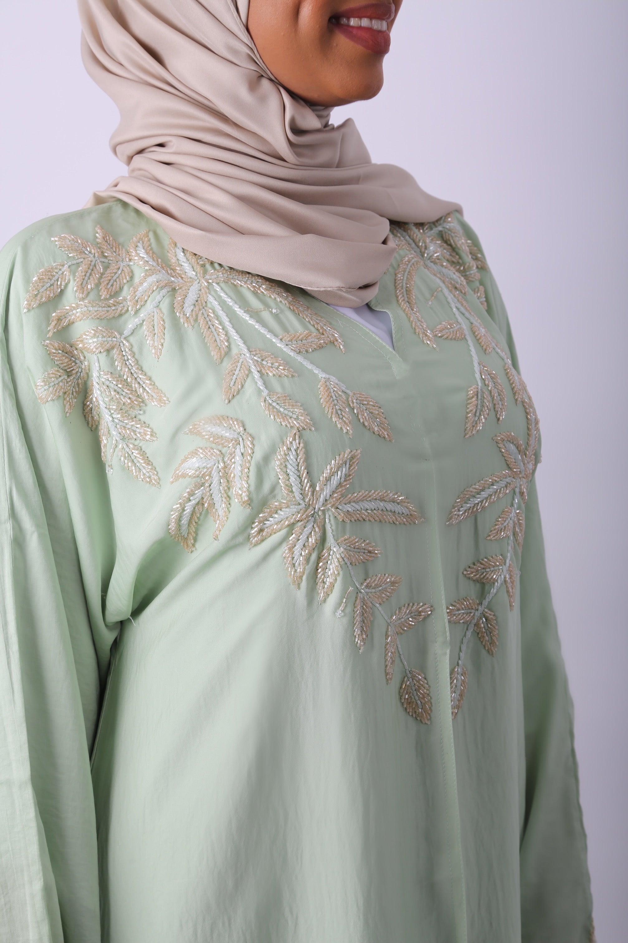 Mint Green Abaya