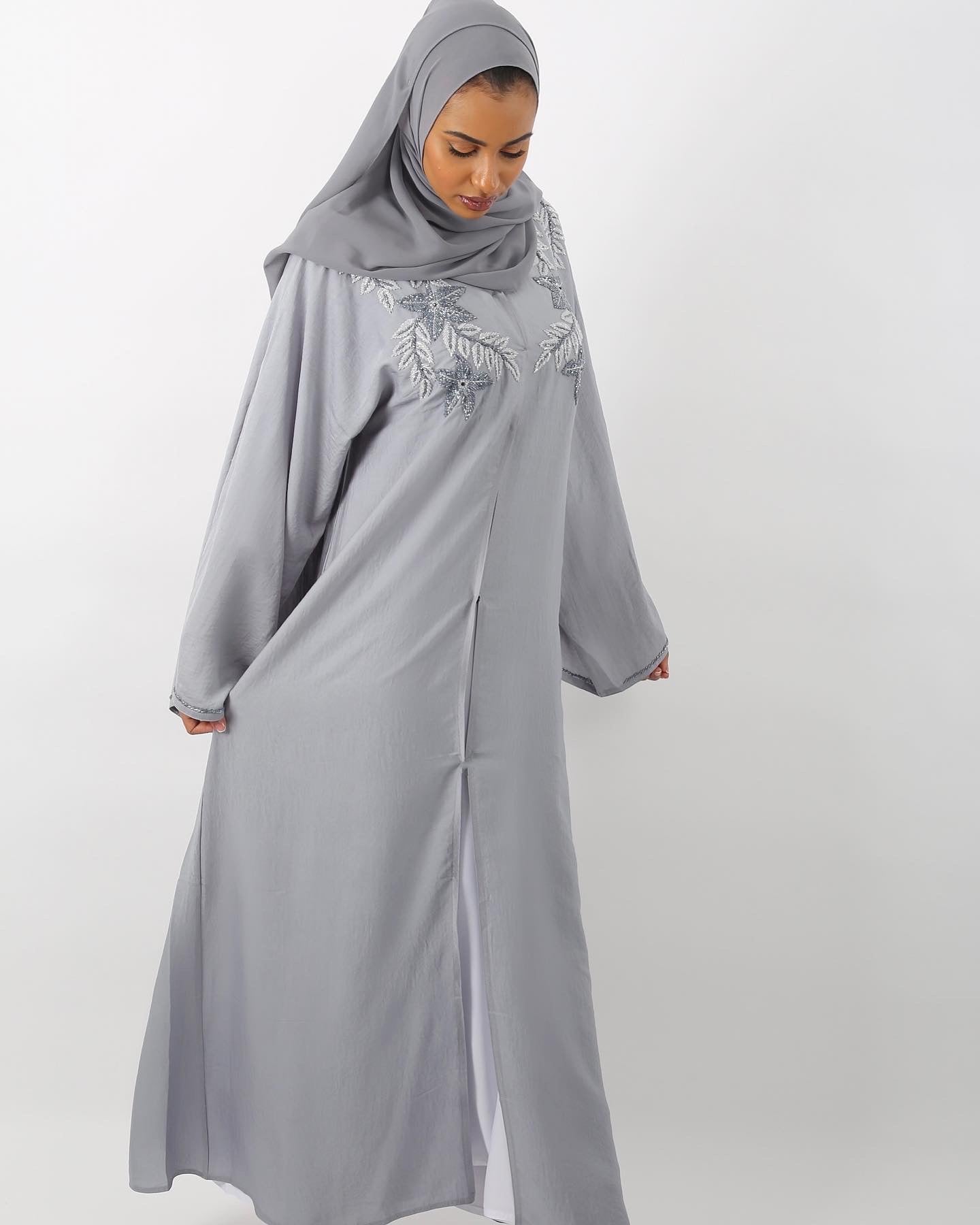 Two peice Louis Blue Abaya – Jawhara Official LTD