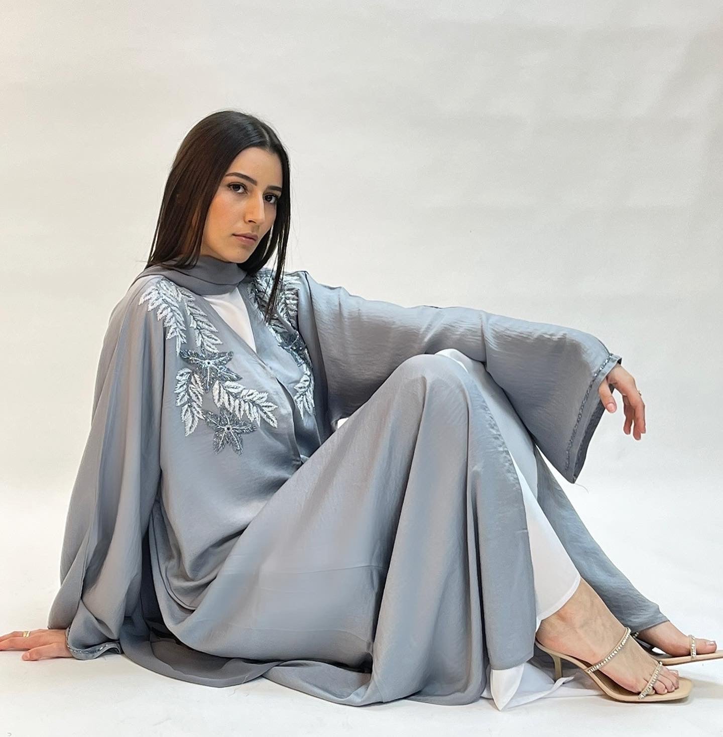 Two peice Louis Blue Abaya